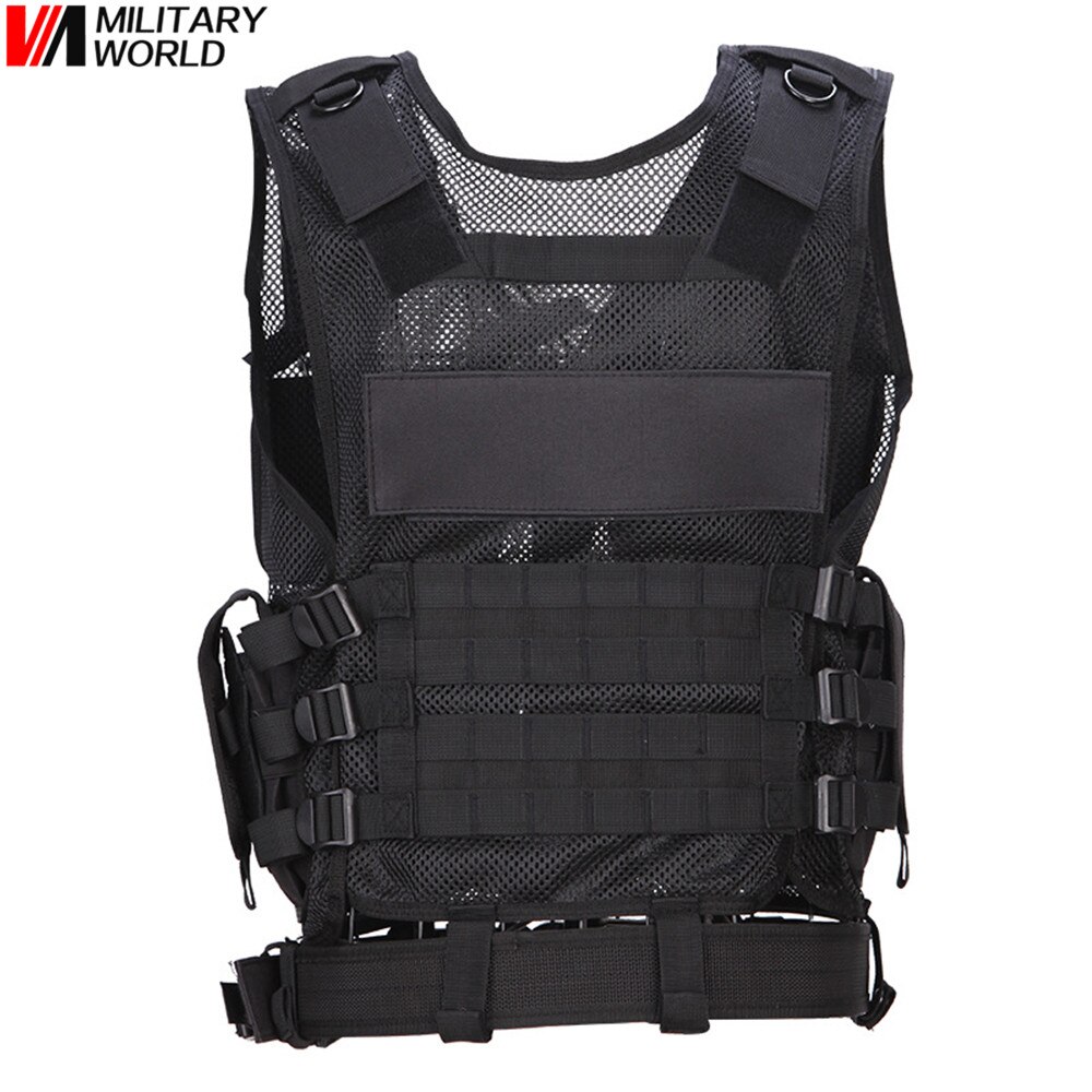 ߿ ⼺  ޽  ٱ Ʒ  纹  CS Ʈ   Ƿ  /Outdoor Breathable Tactical Mesh Vest Multi-functional Training Combat Waistcoat CS Paintball
